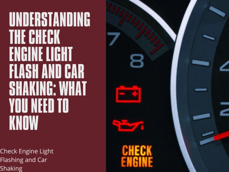 Check Engine Light Flash and Car Shaking