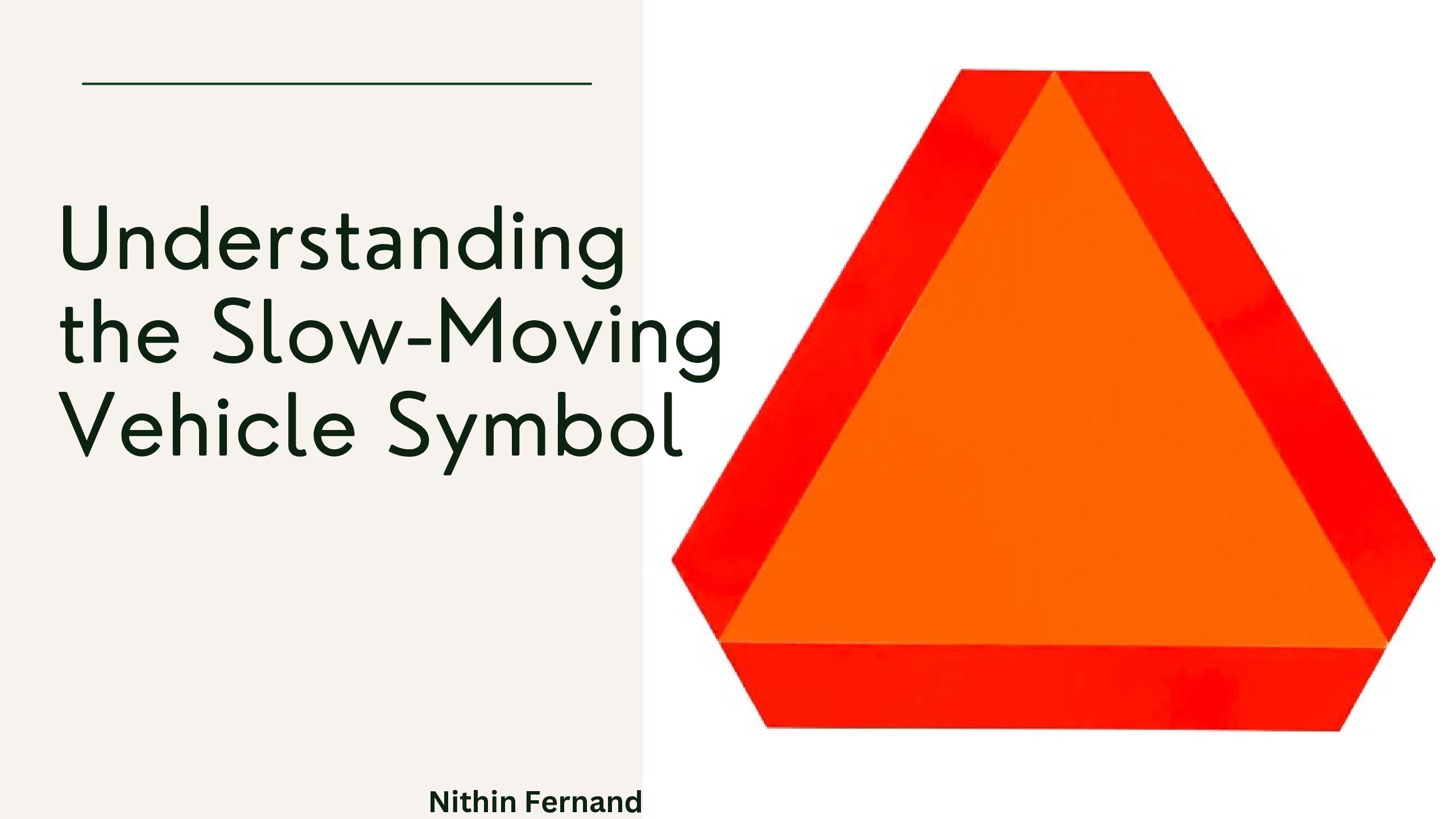 Understanding the Slow-Moving Vehicle Symbol: Importance, Regulations, and Best Practices 2024